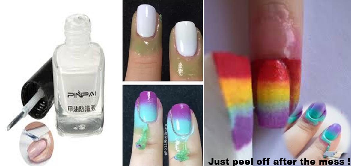 Nail Bliss Guard Bmc Latex Poli L Cuticle Protector Nail Art Polish Accessory Precision Brush Walmart