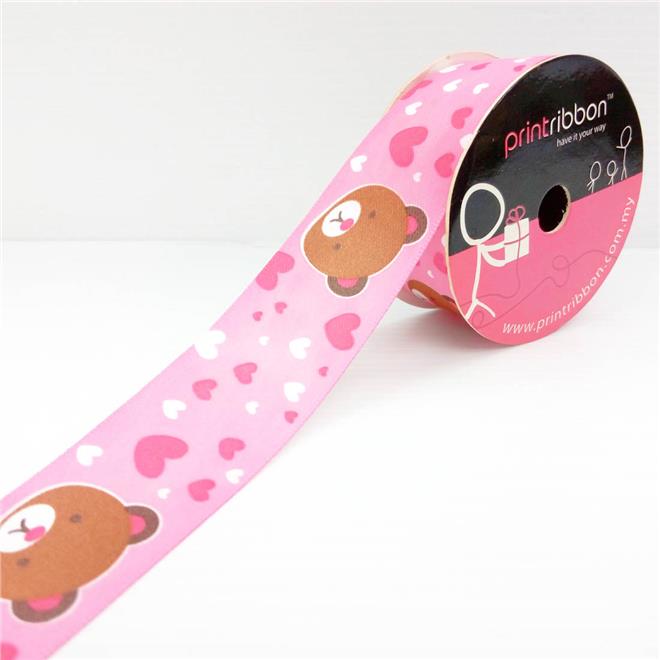 Pink Bear Ribbon X 5 sets