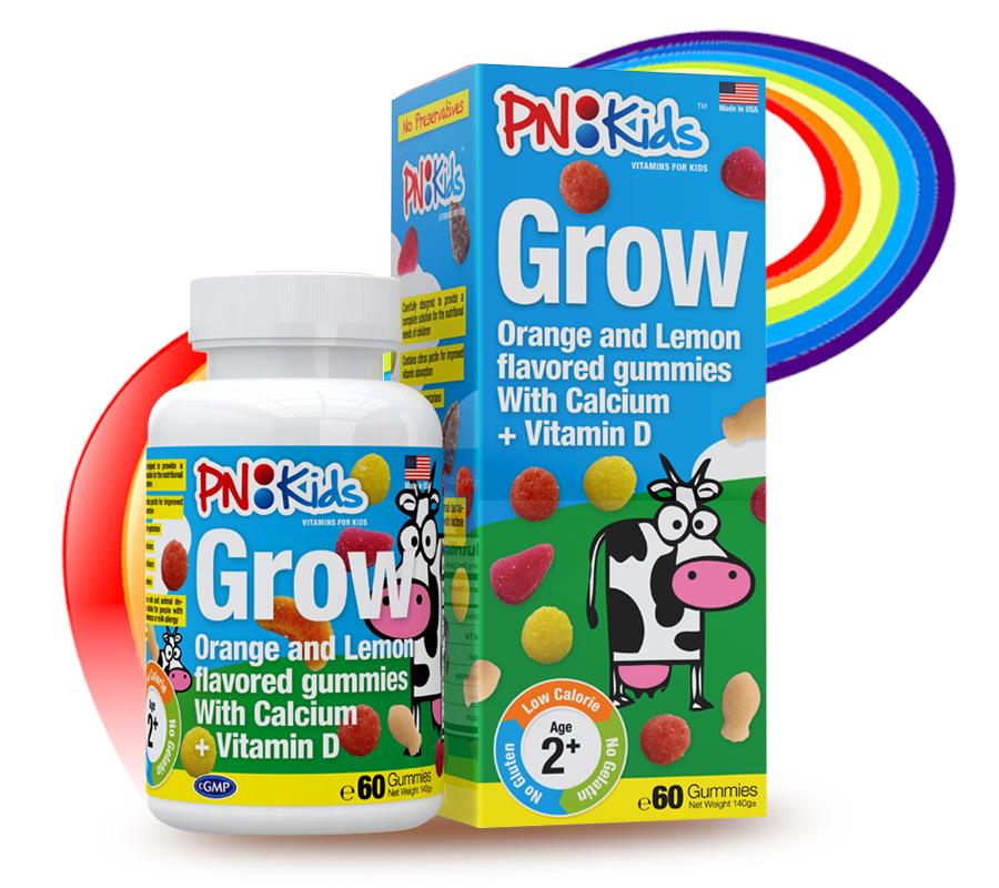 PNKids Grow 60 Gummies (Increase Children's Height)