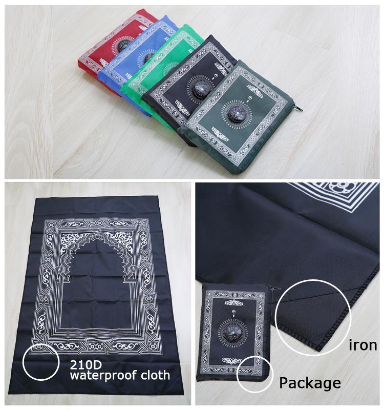 Pocket Prayer Mat / Sejadah Polyster Kompas