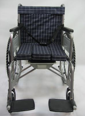 PROMO20day! Commode chair wheelchair 2 in 1 kerusi roda tandas