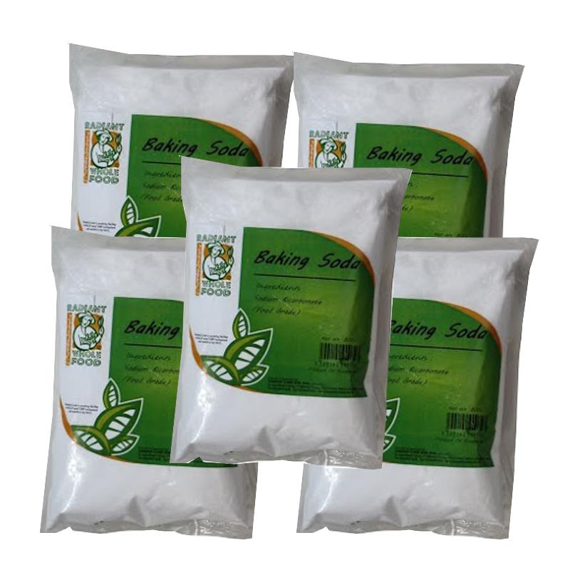 Radiant Baking Soda Sodium Bicarbonate (Food Grade),500g X 10 packs