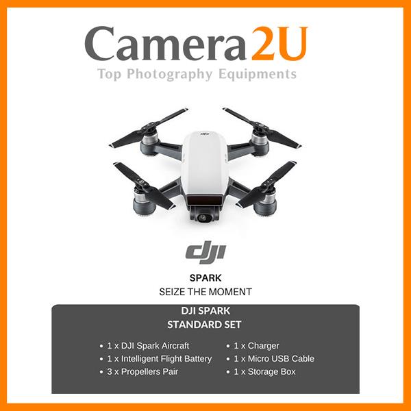 Rdy stk! DJI Spark standard full sealed set - white (DJI Malaysia)