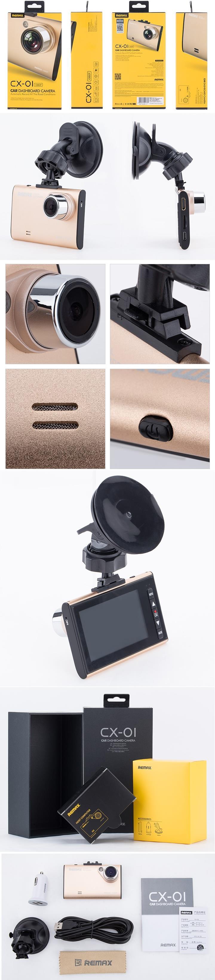 Remax CX-01 CX01 DVR Car Camera Cam Recorder Dashcam 1080P Full HD Remax CX-01 CX01 DVR Car Camera Cam Recorder Dashcam 1080P Full HD