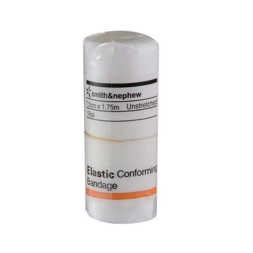 SMITH & NEPHEW ELASTIC CONFORMING BANDAGE 7.5CM x 1.75CM X 10 PC
