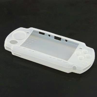 SONY PSP 2000 3000 Silicone Case Protect Pouch Cover ( Black / White )