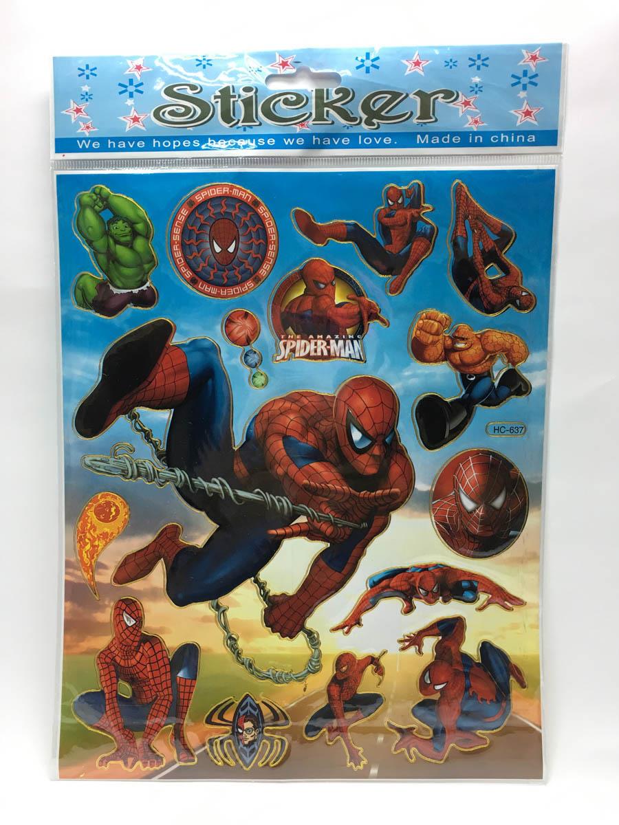 Spiderman Stickers X 5 piece