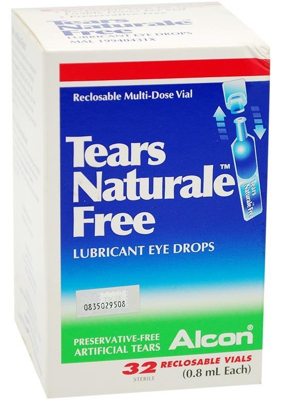 TEARS NATURALE FREE EYE DROPS 0.8ML X 32 (for DRY ITCHY EYES)