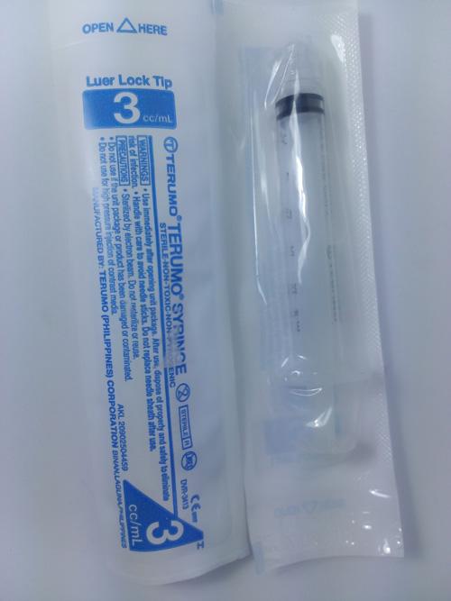 TERUMO SYRINGE 3ML 50 PIECES