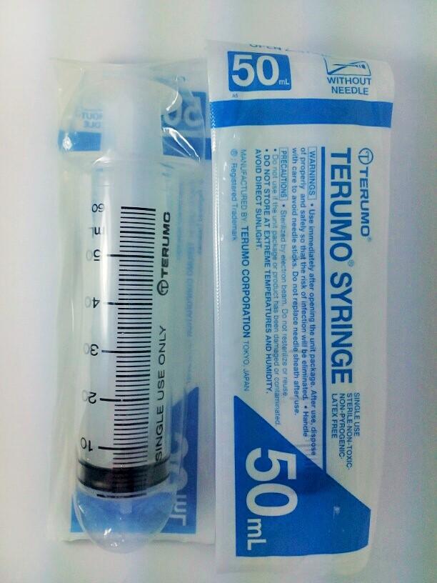 TERUMO SYRINGE 50ML X 50 PIECES