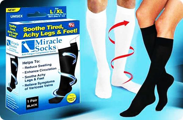 Unisex Miracle Socks: Anti-Fatigue Compression Socks Which Soothe Tire
